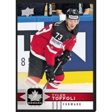 11 Tyler Toffoli Base Set 2017-18 Canadian Tire Upper Deck Team Canada